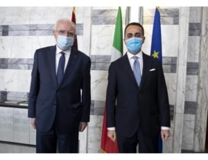 ANSADi-Luigi Di Maio, ha incontrato oggi alla Farnesina il suo omologo del Governo dell'Autorità Nazionale Palestinese, Riad Malki.